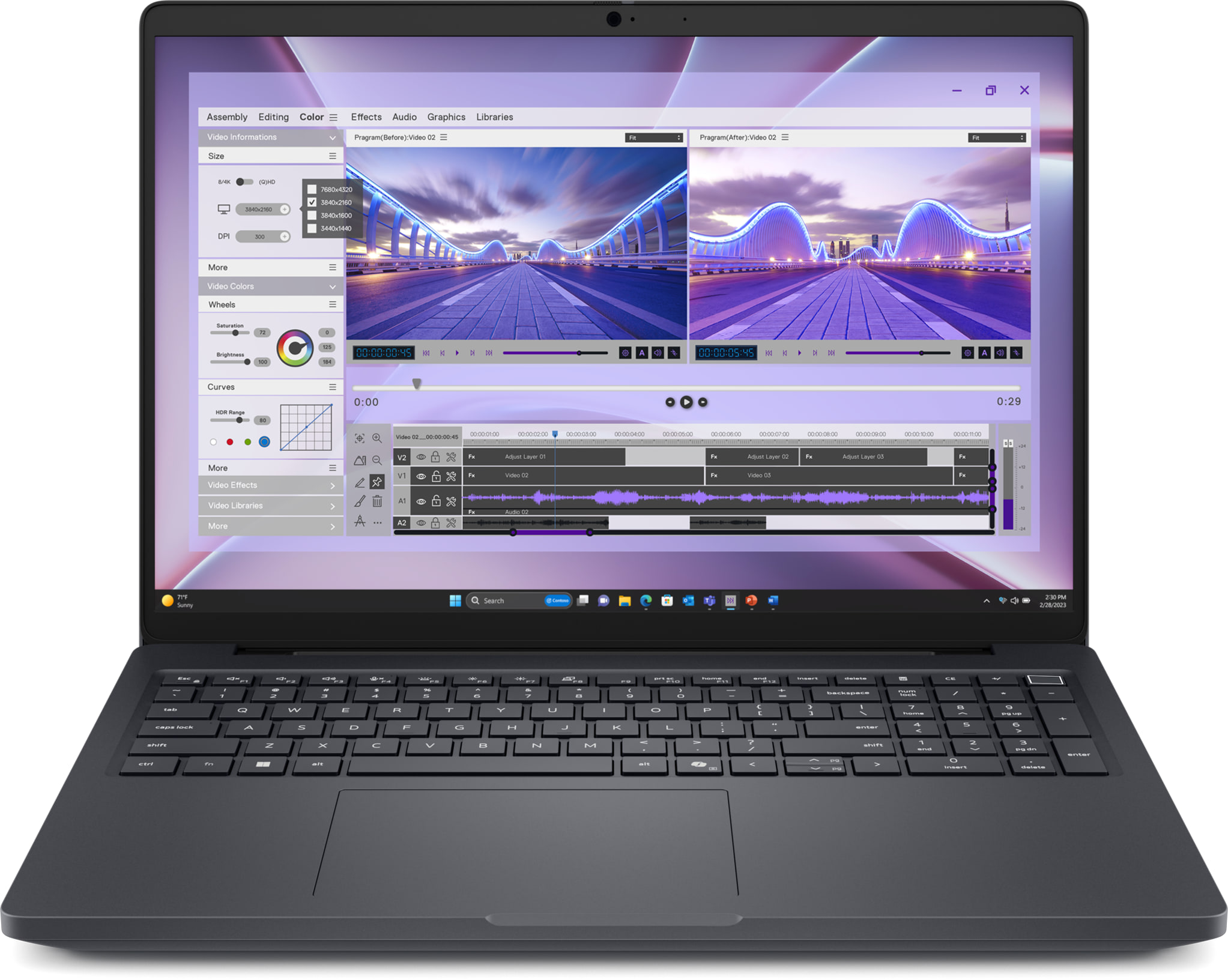 Dell Pro Max 16 MC16250 - Intel Core Ultra 7 - 265H / up to 5.3 GHz - vPro Enterprise - Win 11 Pro - RTX PRO 500 Blackwell - 16 GB RAM - 512 GB SSD NVMe, Class 35 - 16" 1920 x 1200 (Full HD Plus) - Gigabit Ethernet - Wi-Fi 7 - magnetite - BTS - with 3 Yea