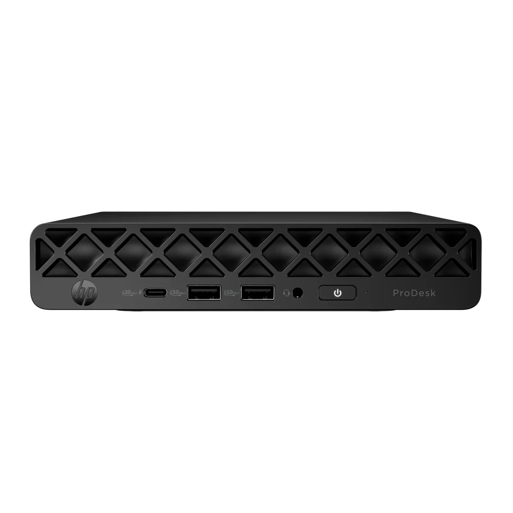 HP ProDesk 4 G1i AI - AI PC - mini Core Ultra 5 235T / up to 5 GHz - vPro Enterprise - RAM 24 GB - SSD 512 GB - NVMe - Intel Graphics - Gigabit Ethernet, IEEE 802.11ax (Wi-Fi 6E), Bluetooth 5.3 - Win 11 Pro - monitor: none - jack black - Smart Buy