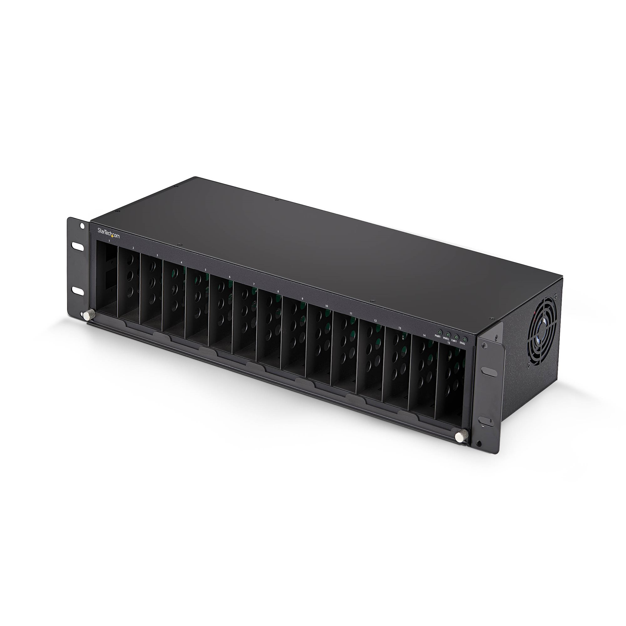 Startech - Modular expansion base - media converter chassis - rack-mountable - TAA Compliant