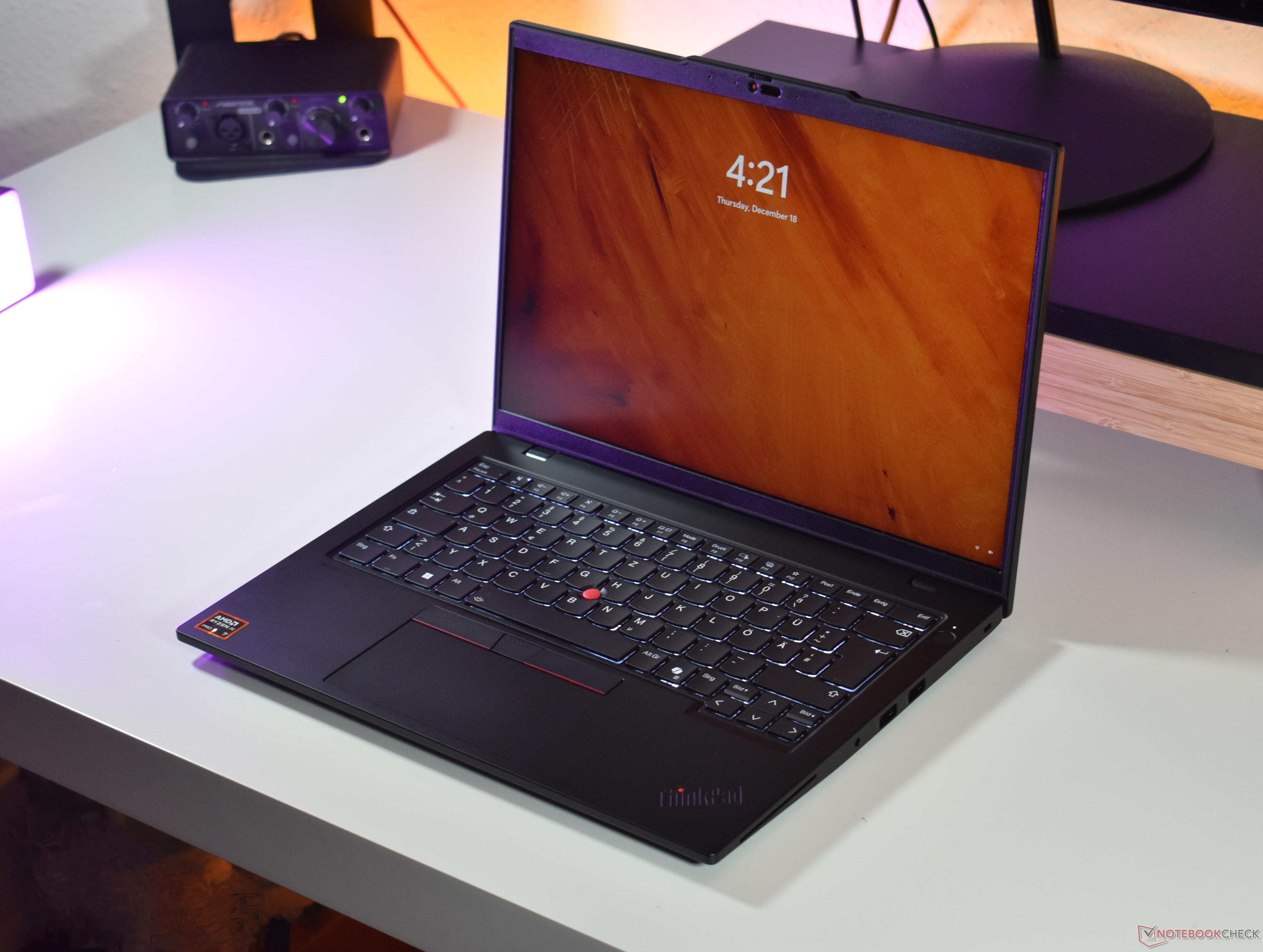 Lenovo ThinkPad L14 Gen 6 21S8 - AI PC - 180-degree hinge design - AMD Ryzen 7 Pro - 250 / up to 5.1 GHz - Win 11 Pro - Radeon 780M - 16 GB RAM - 512 GB SSD TCG Opal Encryption 2, NVMe - 14" IPS 1920 x 1200 - Gigabit Ethernet - Wi-Fi 7, Bluetooth - black
