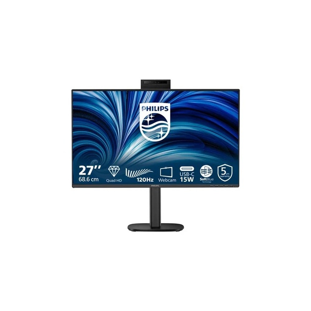Philips 27B2N3500JH - 3000 Series - LED monitor - 27" - 2560 x 1440 QHD @ 120 Hz - IPS - 1500:1 - 2xHDMI, DisplayPort - speakers - black