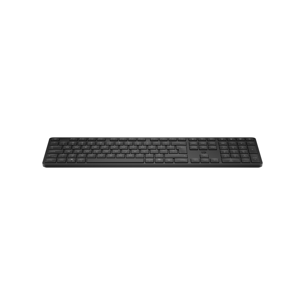 HP 495k - Keyboard - dual mode, 3-zone layout, multi-device, low profile key travel - wireless - Bluetooth, 2.4 GHz - UK - black