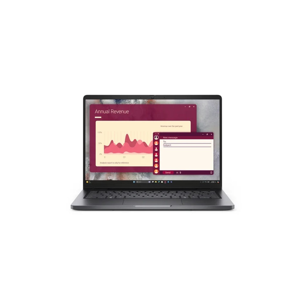 Dell Pro 14 PC14250 - Intel Core Ultra 5 - 225U / up to 4.8 GHz - Win 11 Pro - Intel Graphics - 8 GB RAM - 512 GB SSD NVMe - 14" IPS 1920 x 1200 (Full HD Plus) - Gigabit Ethernet - Wi-Fi 6E - magnetite - BTS - with 1 Year Basic Onsite