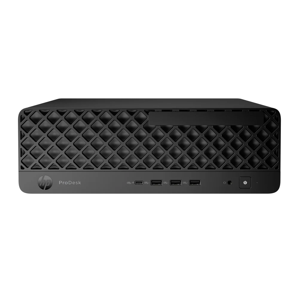 HP ProDesk 4 G1i AI - AI PC - SFF Core Ultra 7 265 / up to 5.3 GHz - vPro Enterprise - RAM 24 GB - SSD 512 GB - NVMe - Intel Graphics - Gigabit Ethernet, IEEE 802.11ax (Wi-Fi 6E), Bluetooth 5.3 - Win 11 Pro - monitor: none - keyboard: UK - jack black - Sm