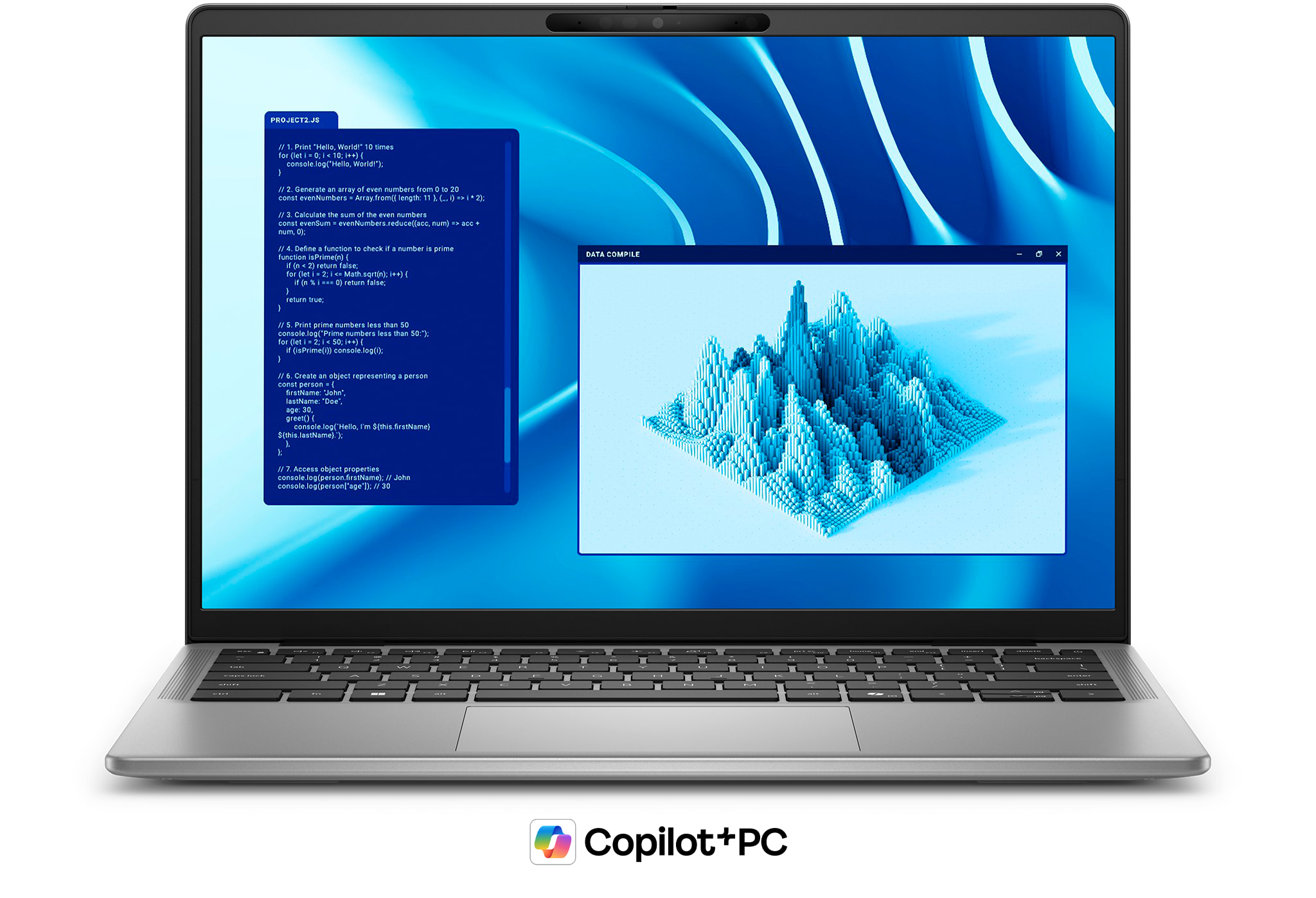 Dell Latitude 7455 Snapdragon? X Elite X1E-80-100 (12cores up to 3.4GHz,Dual-Core Boost up to 4GHz, NPU up to 45 TOPS) 32 GB: LPDDR5X, 8448 MT/s, onboard 512 GB, M.2 2230, TLC PCIe Gen4 NVMe, SSD Laptop 14", Touch, QHD+, IPS, Anti-Glare, 400 nits, FHD IR