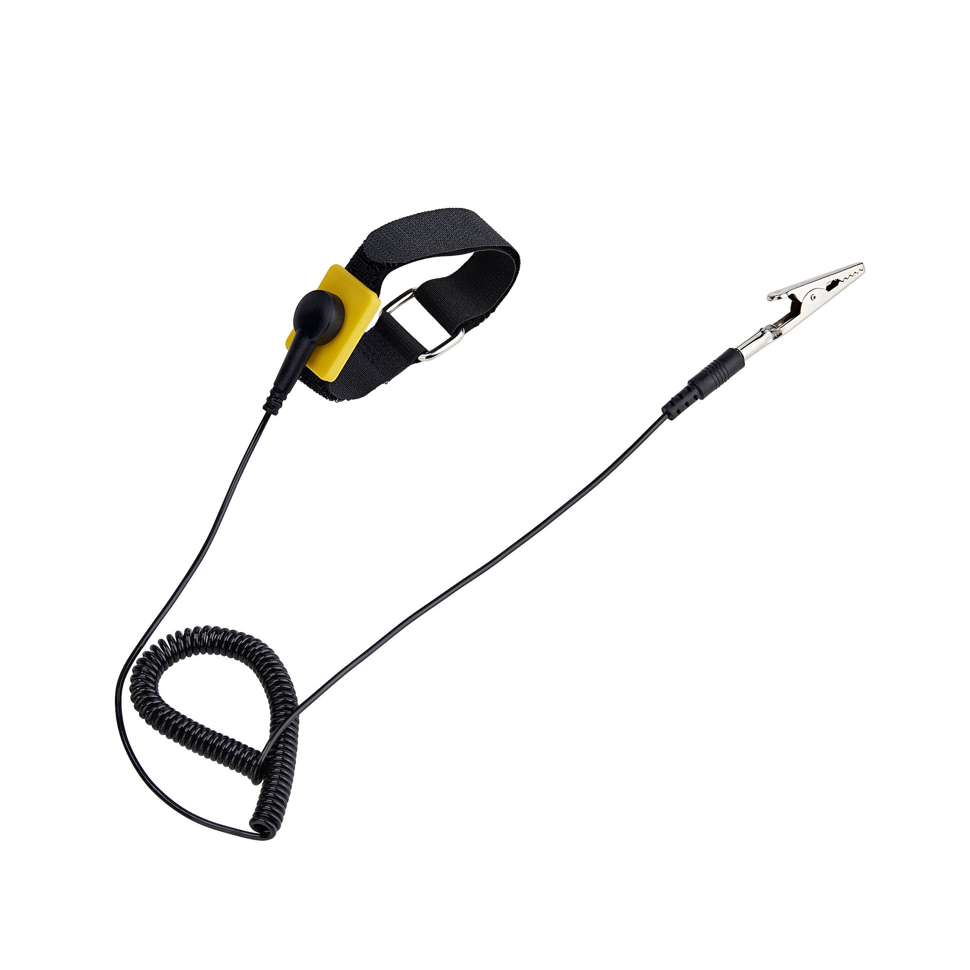 Startech - Anti-static wrist band - with 1.5 m detachable grounding cable - black - 65 cm - TAA Compliant