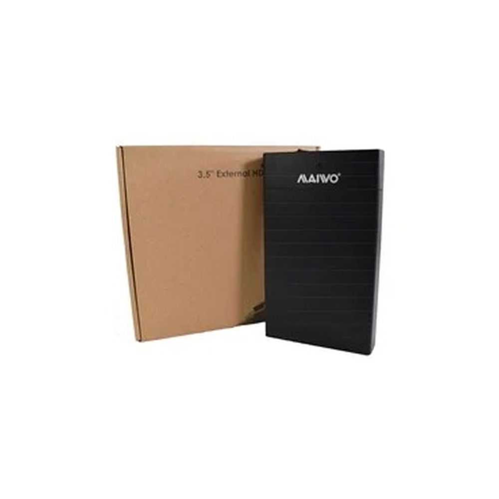 Maiwo USB 3.0 3.5" External Hard Drive Enclosure  with Power Adapter