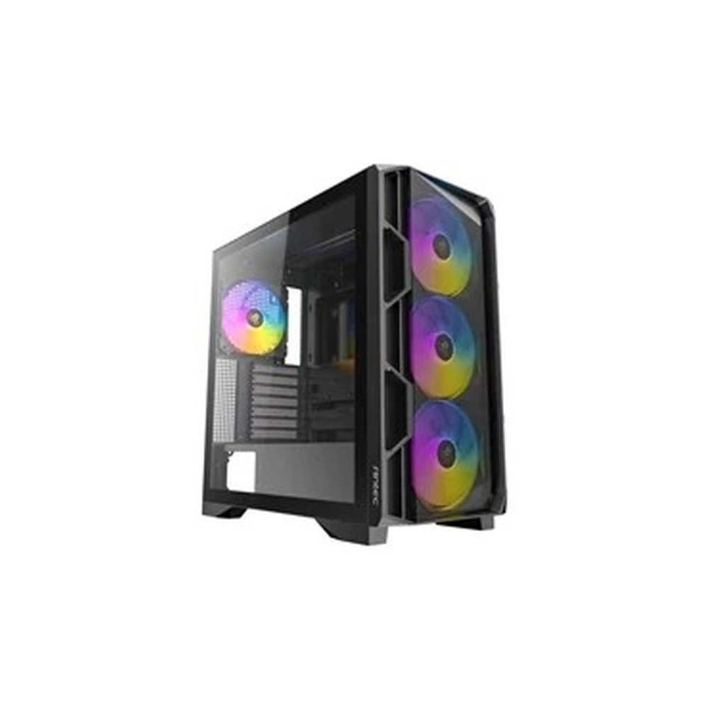 Antec AX1000 ARGB Mid-Tower Gaming PC Case, Full Mesh Front, Tempered Glass, Steel/Plastic,  4 x 120mm ARGB Fans, E-ATX, ATX/Micro-ATX/ITX Compatible