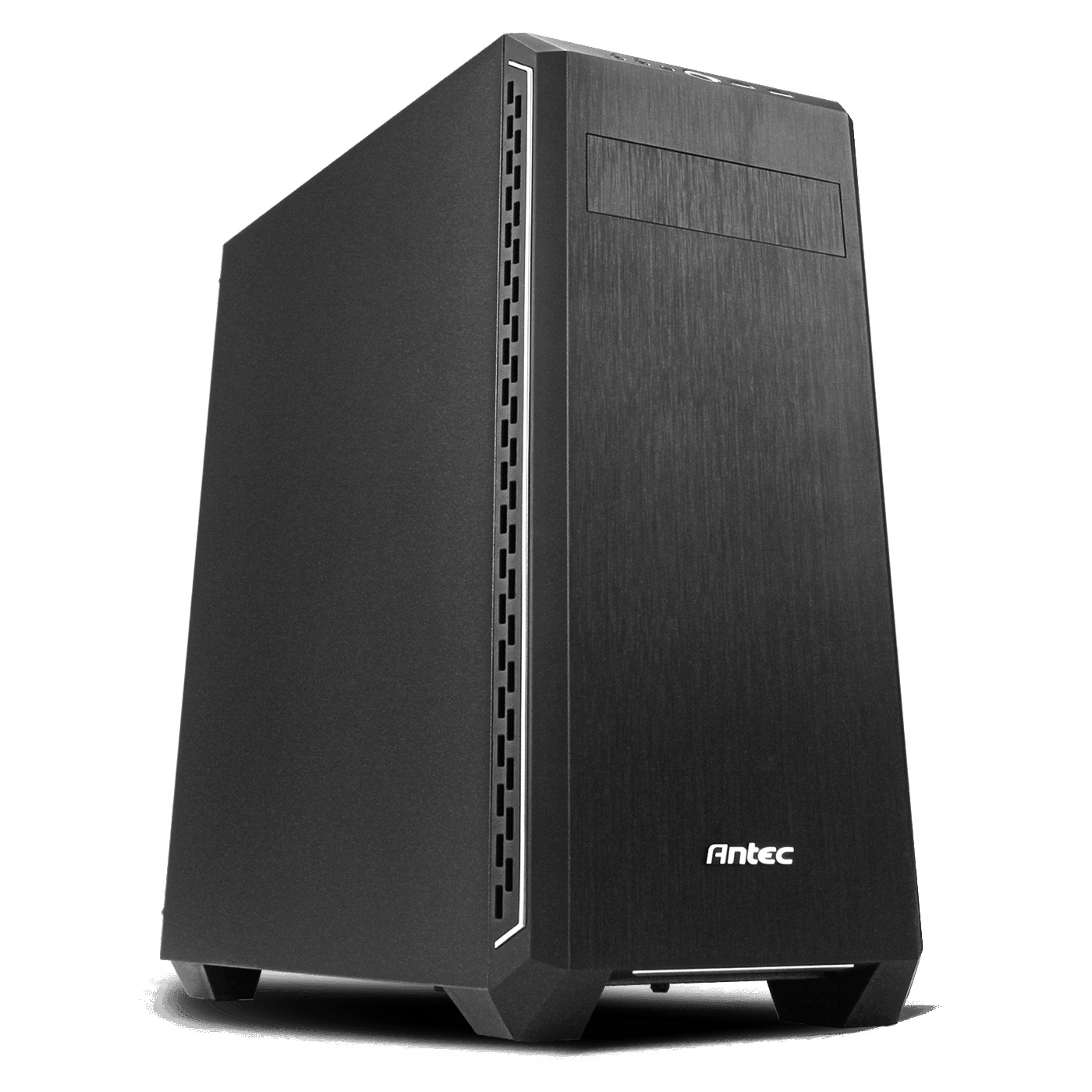 ANTEC P7S Case, High Airflow Design, Dual Silent Side Panels, 4x PWM Pre-Installed Fans, Supports ATX Micro-ATX Mini-ITX Motherboards
