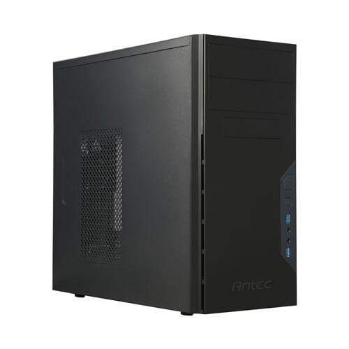 ANTEC VSK-3000B-U3/U2 Case, Home & Business, Black, Micro Tower, 1 x USB 3.0 / 1 x USB 2.0, Micro ATX, Mini-ITX