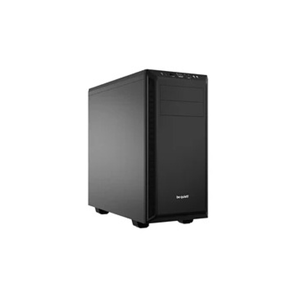 be quiet! Pure Base 600 Case, Black, MId Tower, 2 x USB 3.2 Gen 1 Type-A, 3 x Pure Wings 2 Black PWM Fans Included, Completely Sound Insulated with Dampening Materials, Adjustable Top Cover Vent