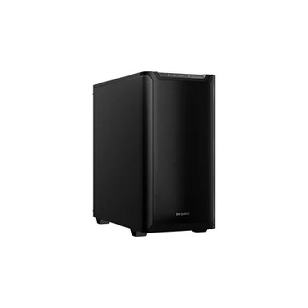 be quiet! Pure Base 501 ATX Mid Tower PC Case – Sleek Black Design, High-Airflow with 2 x Pure Wings 3 140mm Fans, USB-C Front Port, Water-Cooling Ready, Tool-Free Installation, Noise-Optimized