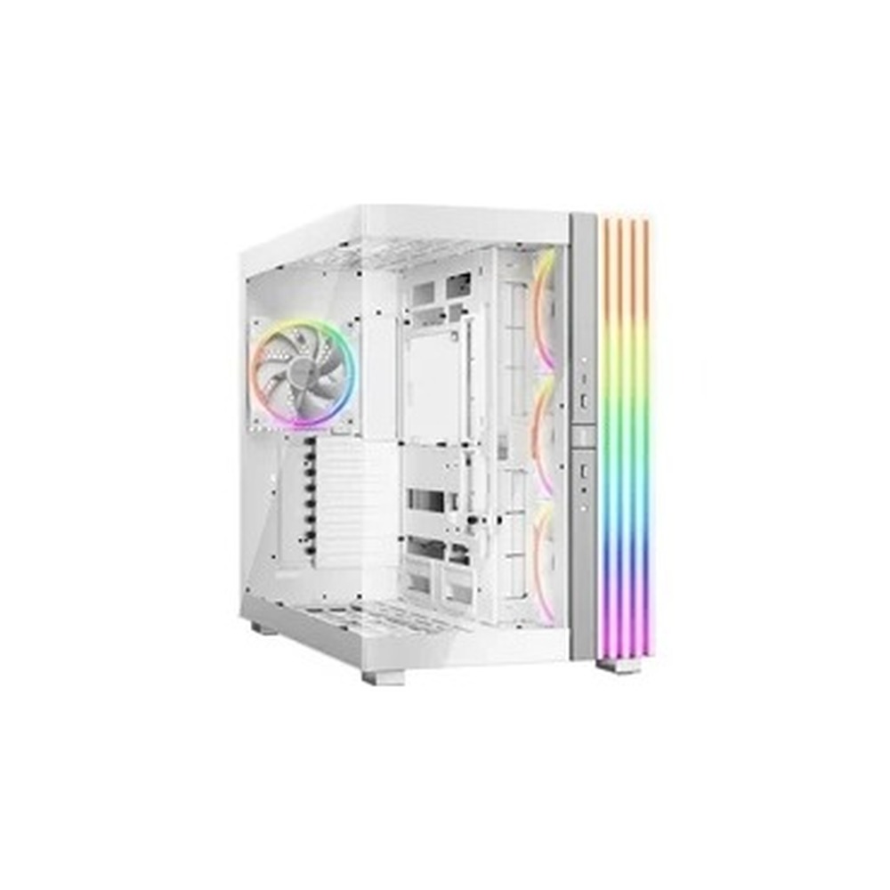 be-quiet! Light Base 900 FX, White, Full Tower E-ATX Case, Massive ARGB LED Strip, Full Windowed Design, 4 Light Wings 140mm PWM fans included