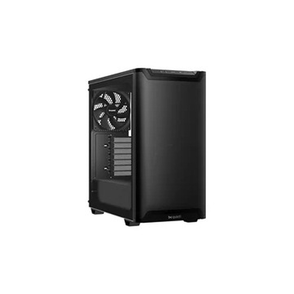 be quiet! Pure Base 501 Airflow Window Black ATX Mid Tower Case with USB-A, USB-C, 2 x Pure Wings 2 140mm Black PWM Fans, Sleek Front Panel and Airflow Cover