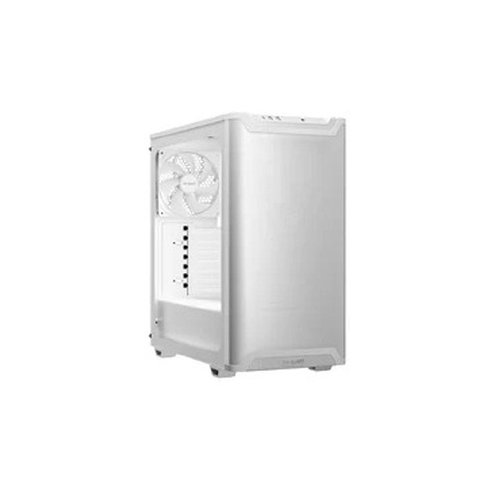 be quiet! Pure Base 501 Airflow Window White ATX Mid Tower Case with USB-A, USB-C, 2 x Pure Wings 2 140mm Black PWM Fans, Sleek Front Panel and Airflow Cover