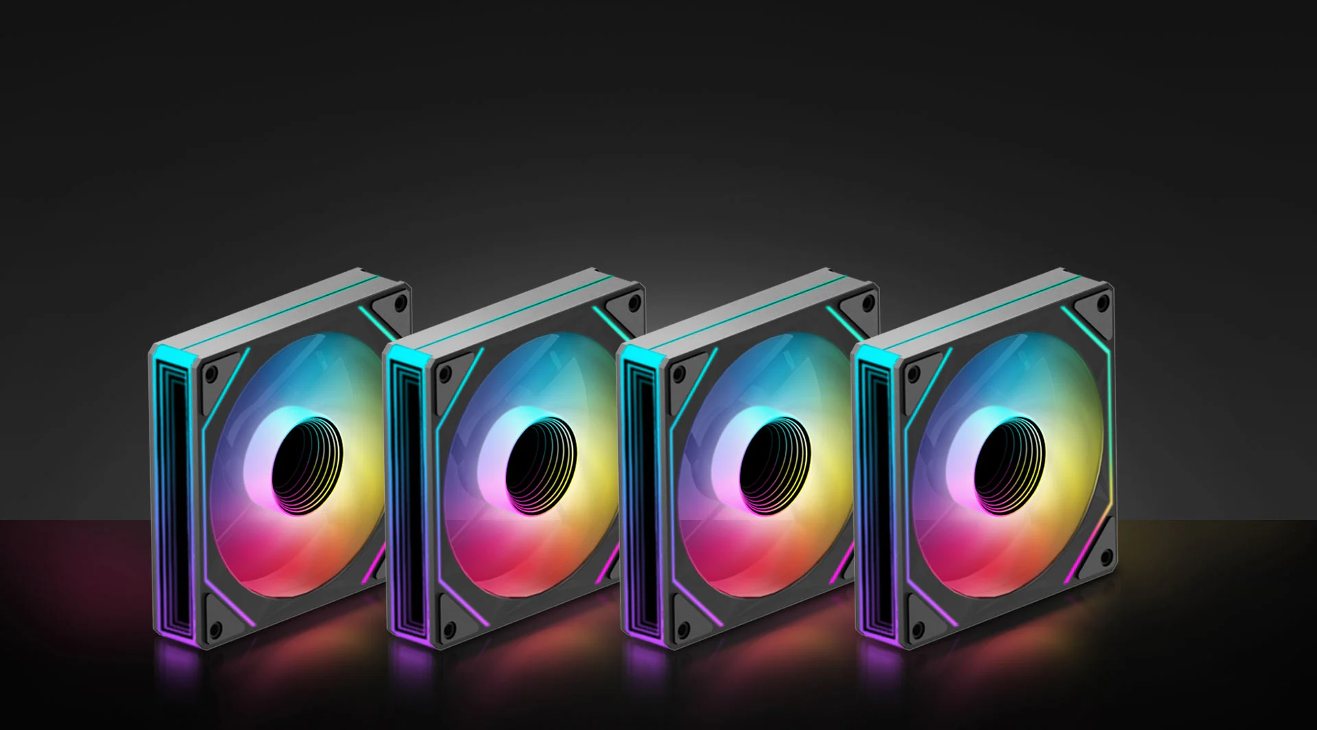 DeepCool CG530 4F Mid-Tower Case with Tempered Glass Panels, 4 Pre-Installed ARGB Fans, and Optimal Airflow Support, Black