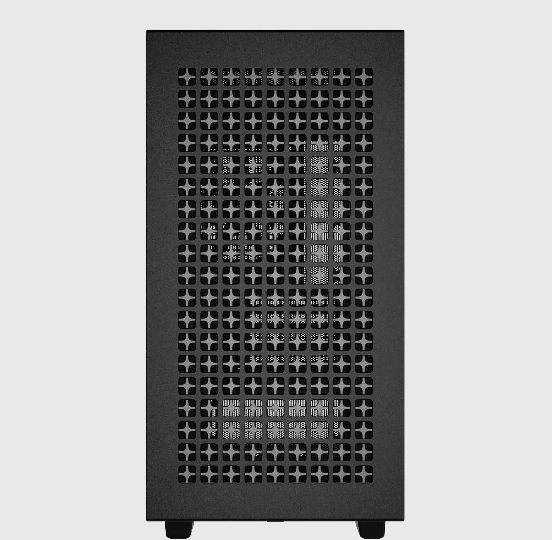 DeepCool CH370, Black, Mini Tower Chassis w/ Tempered Glass Window, 1x 120mm Fan, 2x USB 3.0, mATX/mITX