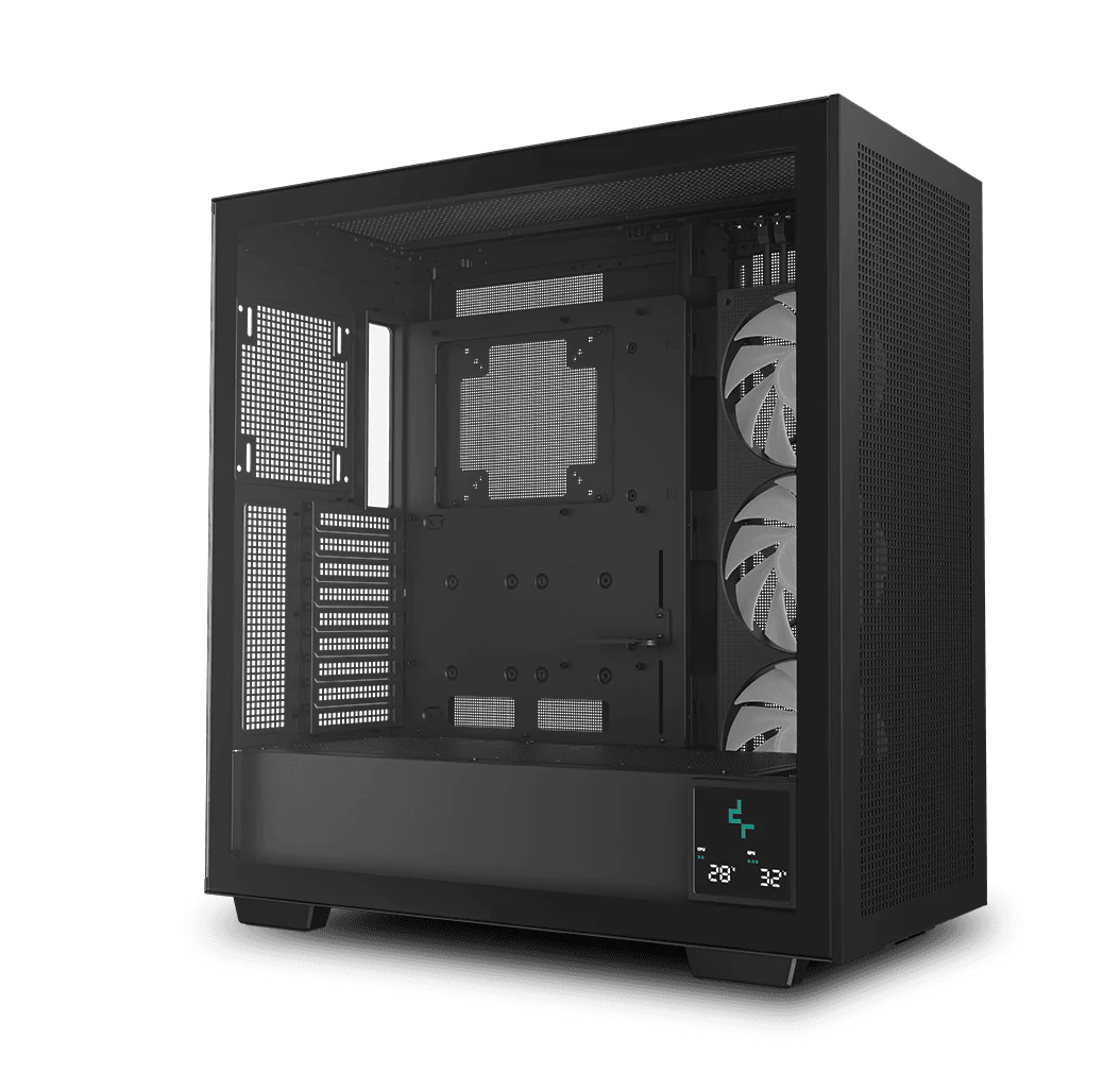 DeepCool Morpheus Case, Gaming, White, Full Tower, 4 x USB 3.0 / 1 x USB Type-C, Tempered Glass Side Window Panel, 1x 420mm ARGB side fan, Mini-ITX / M-ATX / ATX / E-ATX