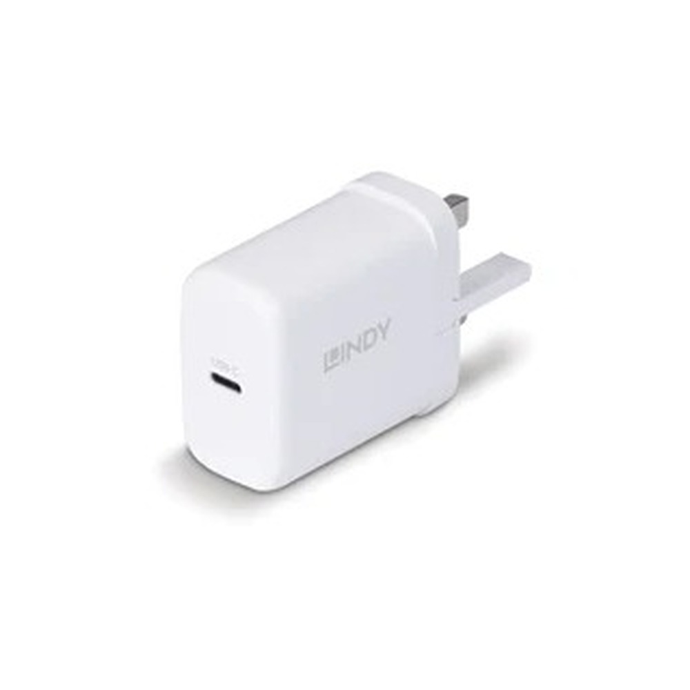 LINDY 73427 65W USB Type C GaN Charger UK Plug