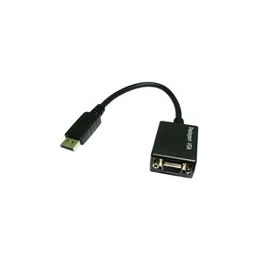 TARGET HDHDPORT-VGACAB Converter Adapter, DisplayPort 1.2 (M) to VGA (F), 0.15m Cabled Adapter, Black, 2048x1152 Max Resolution Support, Supports up 1080p at 50/60hz