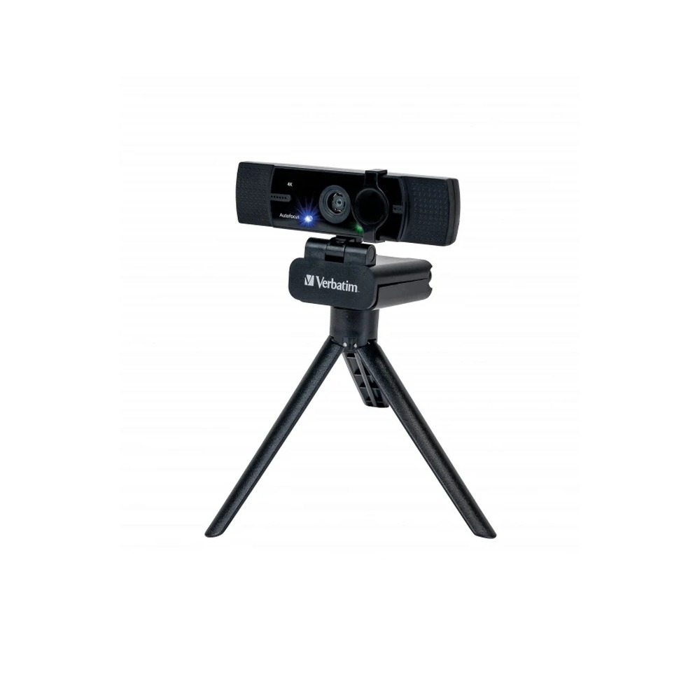 Verbatim AWC-03 Ultra HD 4K Autofocus Webcam with Dual Microphone