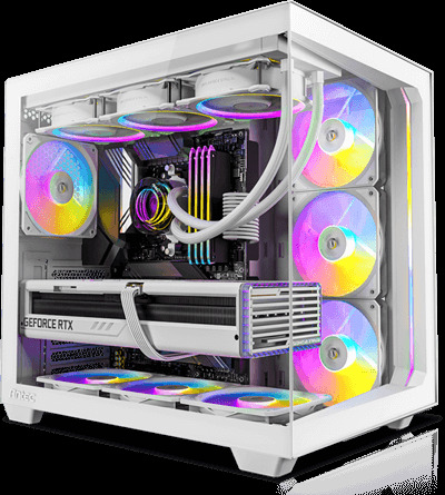 Antec P12R ARGB Reverse PWM 120mm Fan - 4-Pin, Black, High-Airflow Cooling, 9-Blade Design with Anti-Vibration Pads