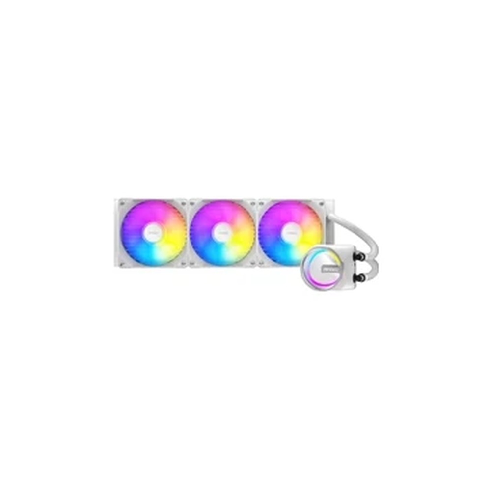 Antec Skeleton 360ARGB Liquid CPU Cooler, Universal Socket, White, 360mm Radiator, PWM up tp 2000 RPMCooling Fans, Addressable RGB LED Lighting