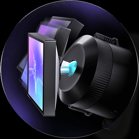 Antec Vortex View 360 Black AIO Liquid CPU Cooler, Massive 5-Inch Rotatable IPS LCD Display, 9th Gen Asetek Pump for 400W TDP, Triple 120mm PWM Fans,  ARGB Backglow