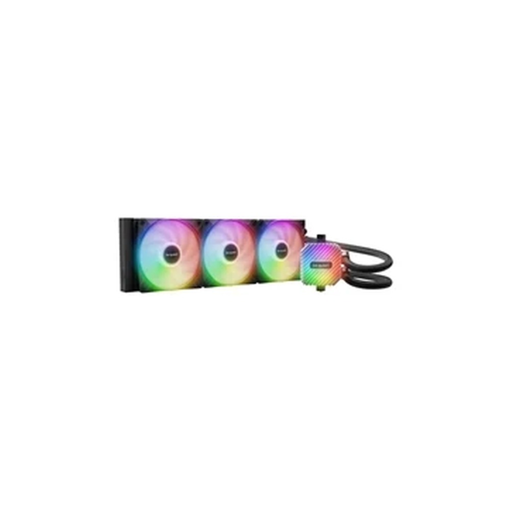 be quiet! Light Loop 360mm AIO Liquid Cooler - High-Performance ARGB All-in-One Water Cooling System with Triple Light Wings LX PWM Fans