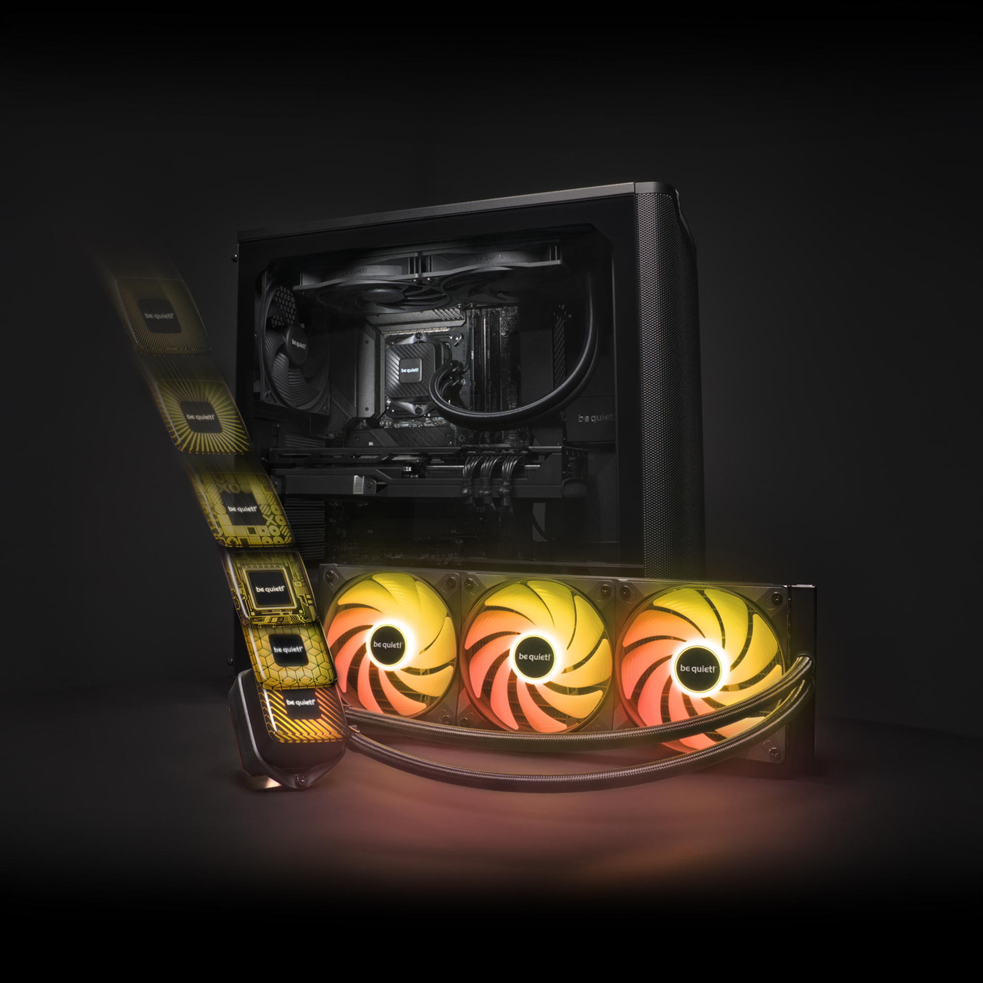 be quiet! Pure Loop 3 Liquid CPU Cooler, Universal Socket, 280mm Radiator, 2 x Pure Wings 3 140mm PWM High Speed, 3-year manufacurer's warranty.