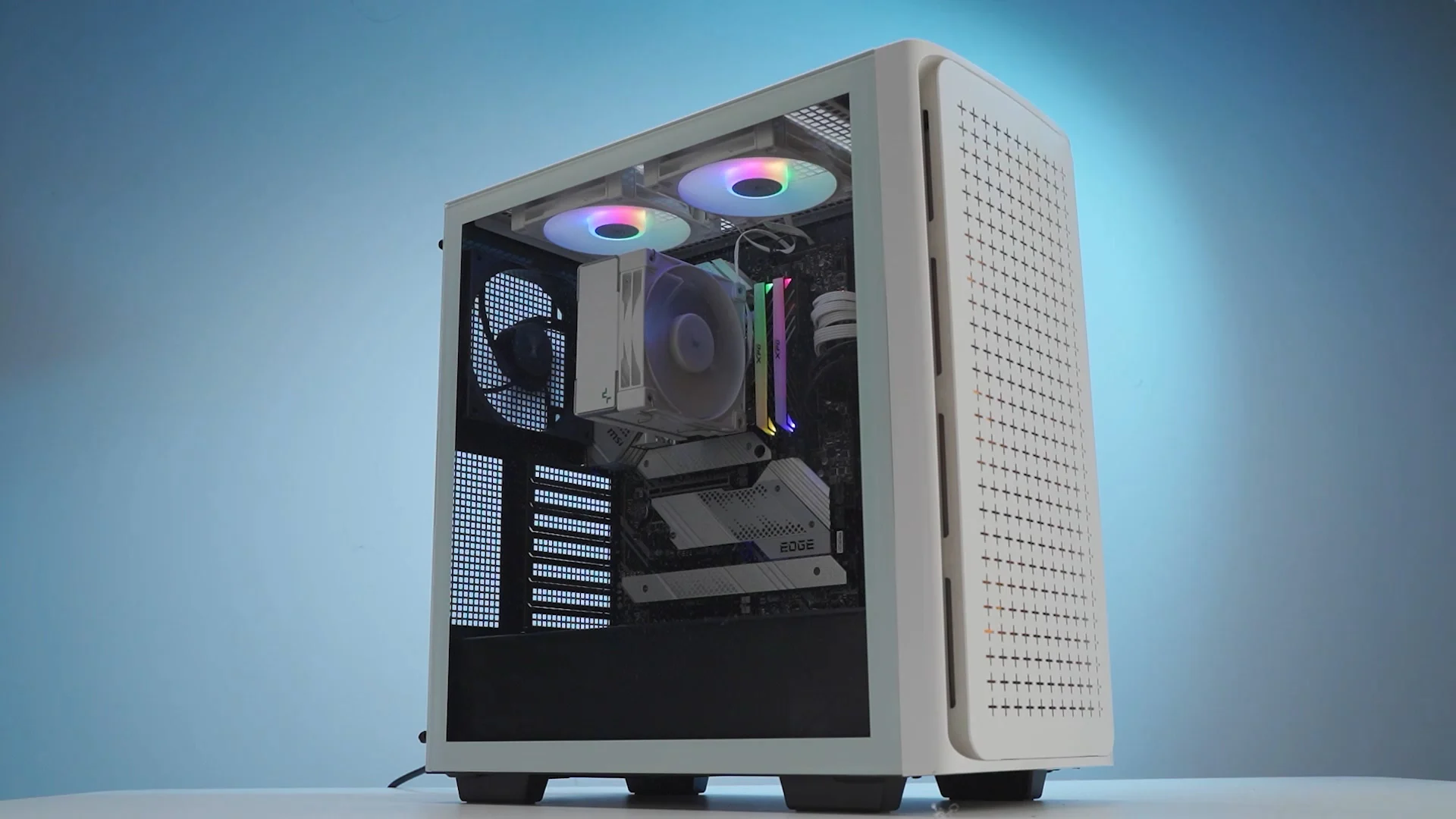 DeepCool AK400 WH Fan CPU Cooler, Universal Socket, High Performance 120mm Silent Hydro Bearing PWM White Fan, 1850RPM, 4 Heat Pipes, Unique Matrix Fin Design, White Version, Intel LGA 1700 Bracket Included