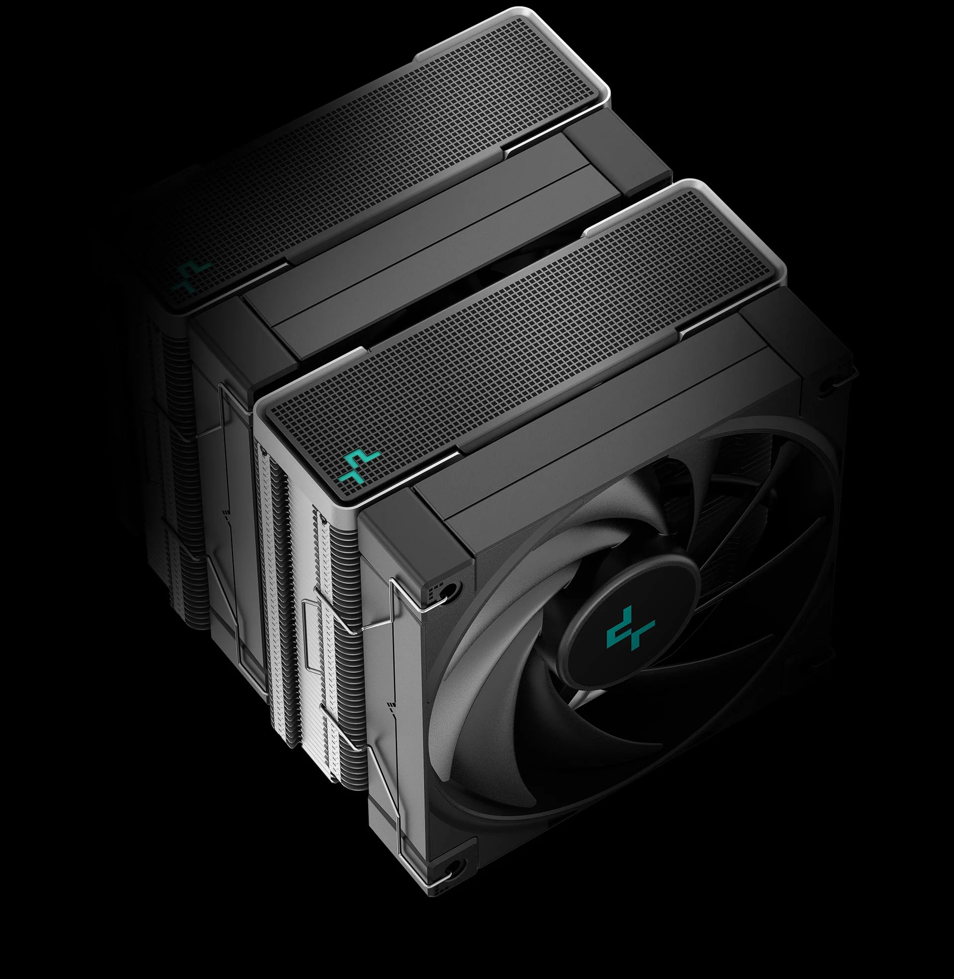 DeepCool AK620 WH Fan CPU Cooler, Universal Socket, Dual Powerful 120mm FDB PWM White Fans, 1850RPM, 6 Heat Pipes, 260W Heat Dissipation Power, Unique Matrix Fin Design, White Edition,