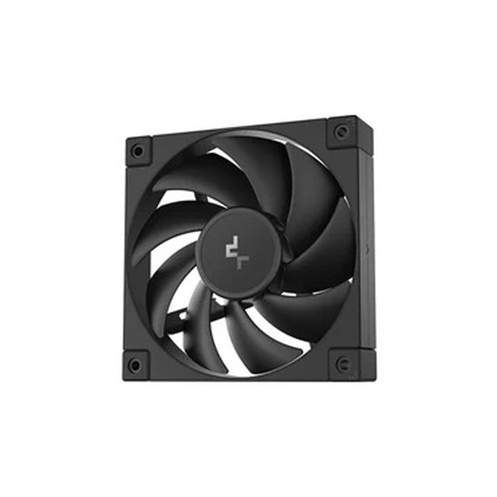 DeepCool FD12 120mm PWM Case Fan, High Airflow, Low Noise, Hydro Bearing, Daisy-Chain 8-Pin Connector, Black, Single Pack