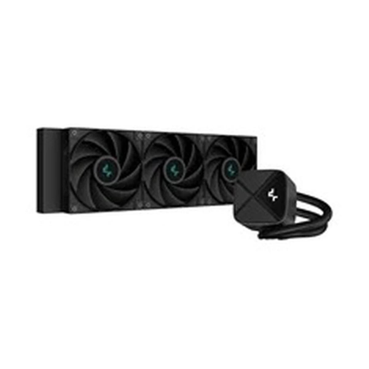 DeepCool LS720 SE Zero Dark All In One Liquid CPU Cooler, 360mm Radiator, 3x 120mm DeepCool Fans, Intel/AMD