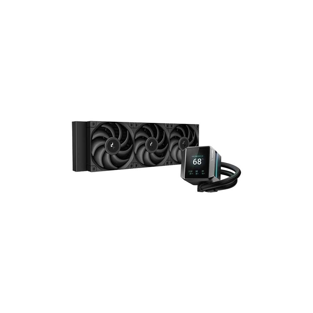 DeepCool Mystique 360 CPU Cooler, Personalized Cooling with 2.8" TFT LCD Screen and Enhanced Pump Performance, 5 year warranty