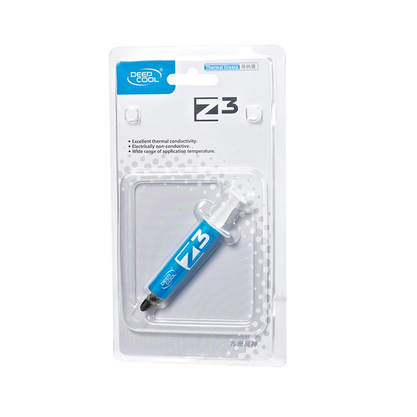 DeepCool Z5 Thermal Compound Syringe, 7g, Silver Grey, High Performance with Excellent Thermal Conductivity, Recommended for use with High Performance CPU Coolers