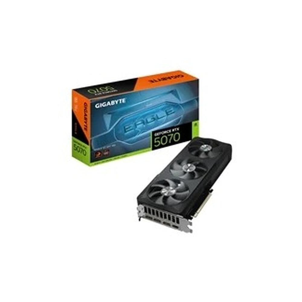 Gigabyte NVIDIA GeForce RTX 5070 EAGLE OC SFF 12GB GDDR7 Graphics Card, 6144 CUDA Cores, 2587 MHz Core Clock, Triple Fan, 3x DisplayPorts / 1x HDMI Port