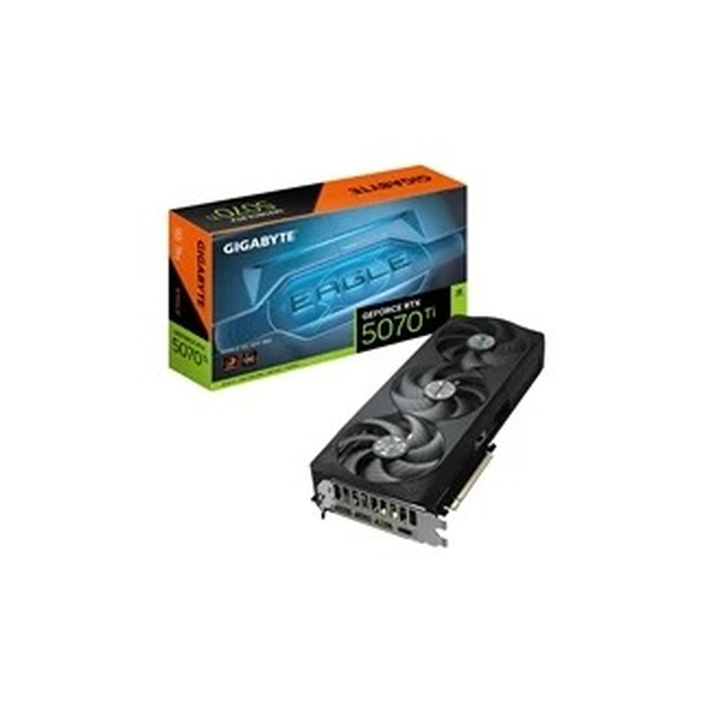 Gigabyte NVIDIA GeForce RTX 5070 Ti EAGLE OC SFF 16GB GDDR7 Graphics Card, 8960 CUDA Cores, 2542 MHz Core Clock, Triple Fan, 3x DisplayPorts / 1x HDMI Port