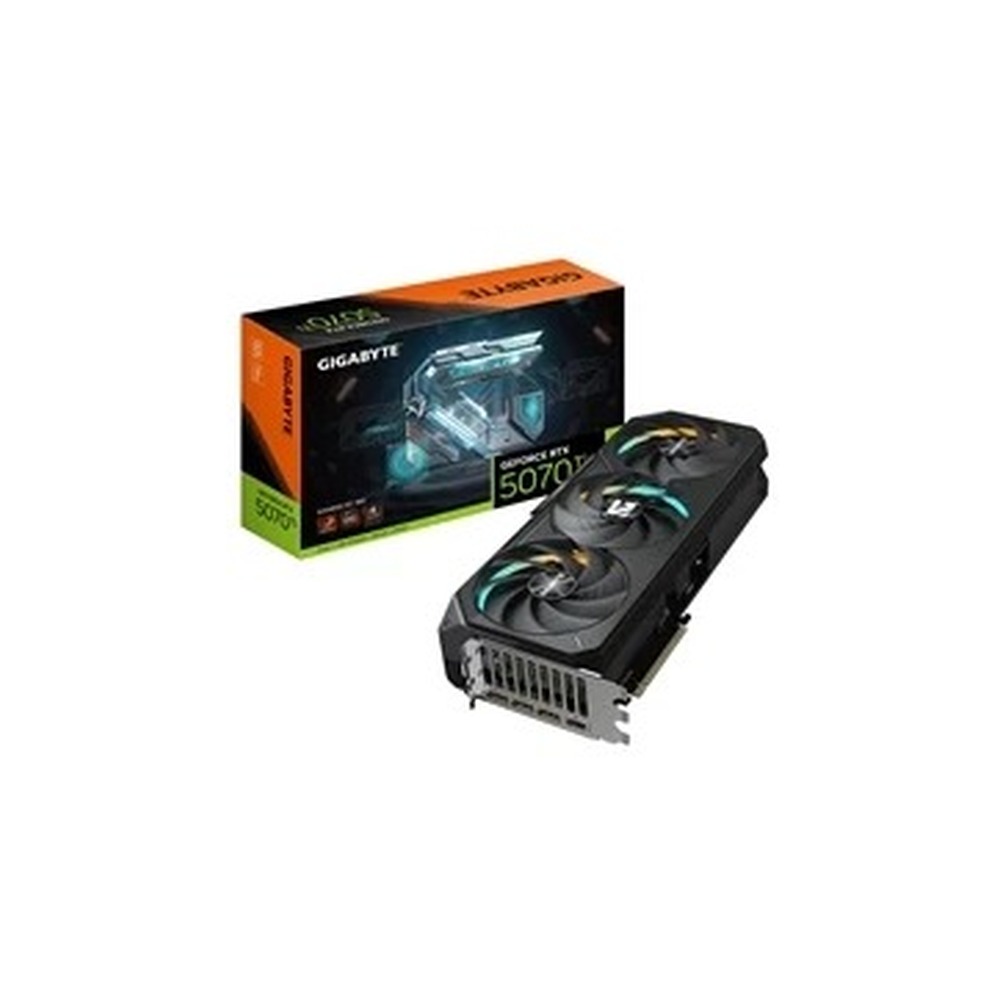 Gigabyte NVIDIA GeForce RTX 5070 Ti GAMING OC 16GB GDDR7 Graphics Card, 8960 CUDA Cores, 2588 MHz Core Clock, Triple Fan, RGB, 3x DisplayPorts / 1x HDMI Port