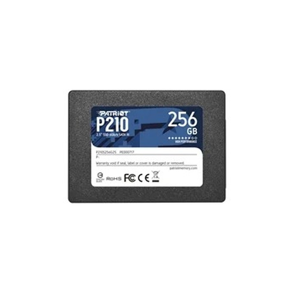 Patriot P210 (P210S256G25) 256GB 2.5 Inch SSD, Sata 3 Interface, Read 500MB/s, Write 400MB/s, 3 Year Warranty