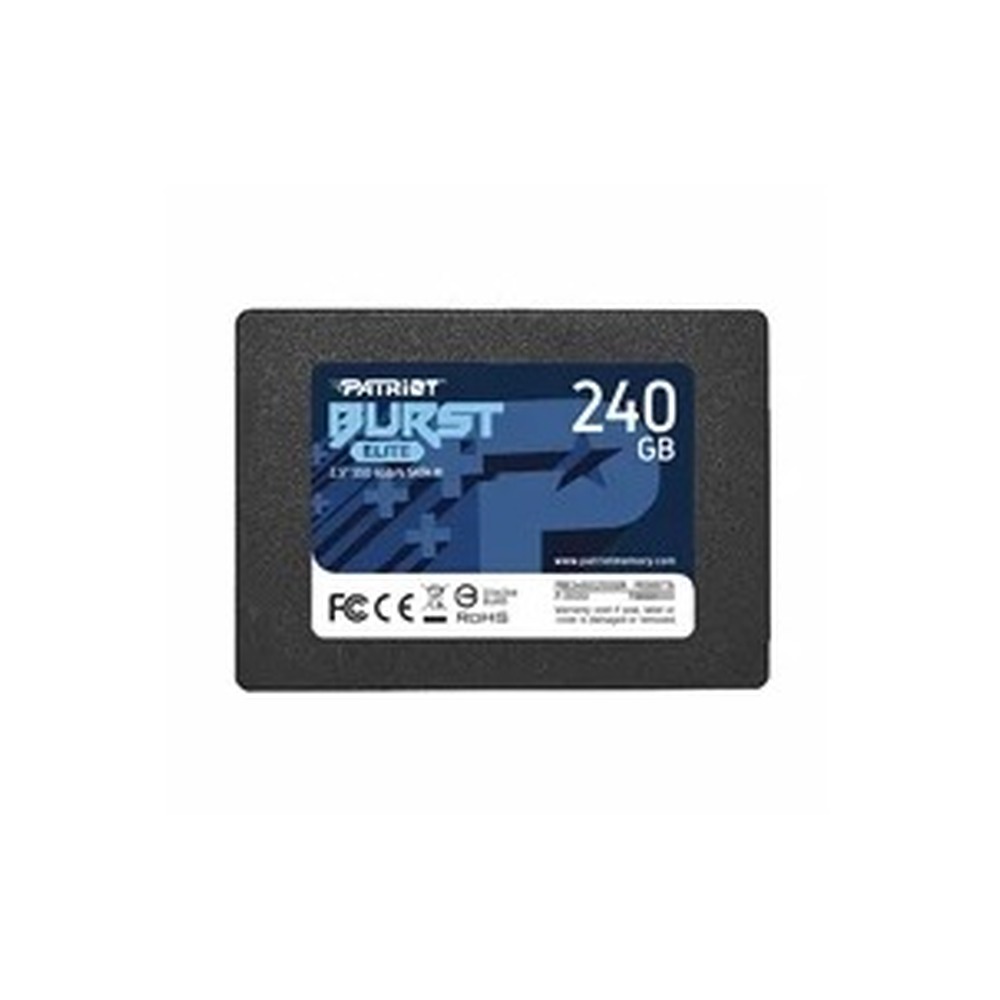 Patriot Elite (PBE240GS25SSDR) 240GB 2.5 Inch SSD, Sata 3 Interface, Read 450MB/s, Write 320MB/s,3 Year Warranty
