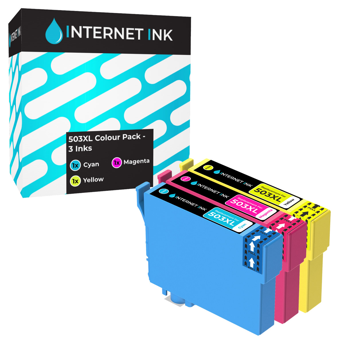 InkLab 503XL Epson Compatible Magenta Replacement Ink