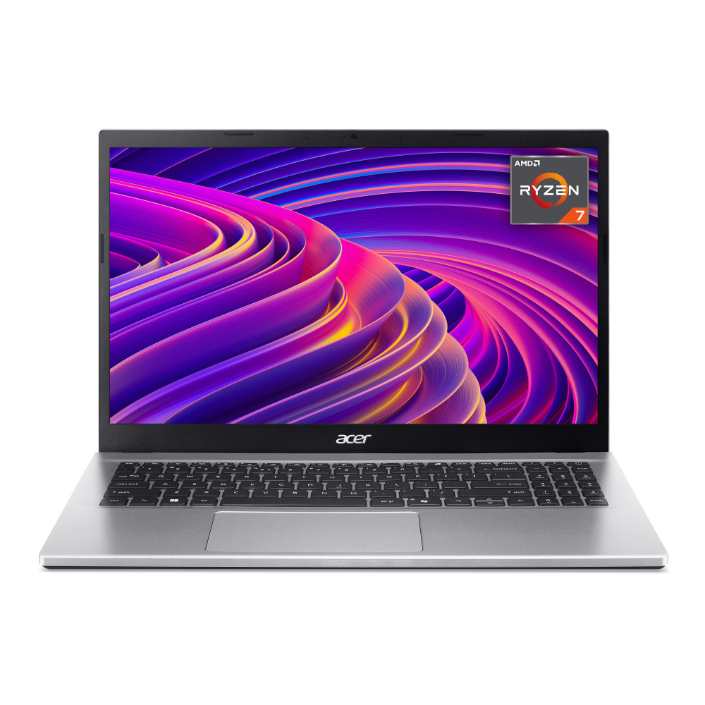 Acer Aspire Go AG15-42P-R995, 15.6 Inch Screen 1920 x 1080 (Full HD), AMD Ryzen 7, 5825U Processor, up to 4.5 GHz, Radeon Graphics, 16GB RAM, 512GB SSD QLC, Gigabit Ethernet, Wi-Fi 6, Windows 11 Home