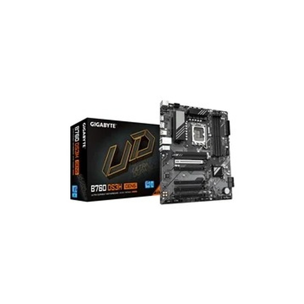 Gigabyte B760 DS3H GEN5 Intel 1700 Socket Motherboard, ATX, 4x DDR5 Slots, 2x M.2 Sockets, GbE LAN, 1x DisplayPort / 1x HDMI Port