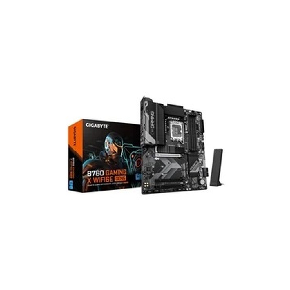 Gigabyte B760 GAMING X WIFI6E GEN5 Socket Motherboard, ATX, 4x DDR5 Slots, 3x M.2 Socket, 2.5GbE LAN, Wi-Fi 6E, 1x HDMI Port / 1x Display Port
