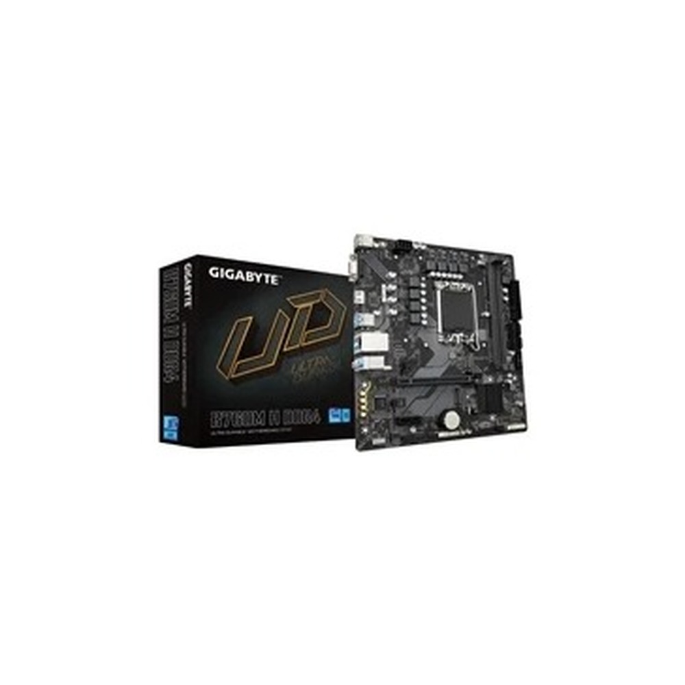Gigabyte B760M H DDR4 Ultra Durable Intel 1700 Socket Motherboard, Micro-ATX, 2x DDR4 Slots, 2x M.2 Sockets, GbE LAN, 1x D-Sub / 1x HDMI Port