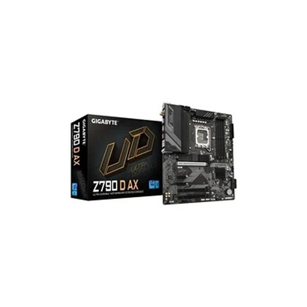 Gigabyte Z790 D AX Ultra Durable Intel 1700 Socket Motherboard, ATX, 4x DDR5 Slots, 3x M.2 Sockets, 2.5GbE LAN, Wi-Fi 6E, 1x DisplayPort / 1x HDMI Port
