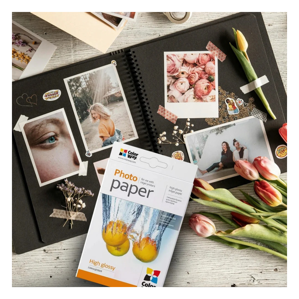 ColorWay Glossy 6x4 180gsm Photo Paper 100 Sheets