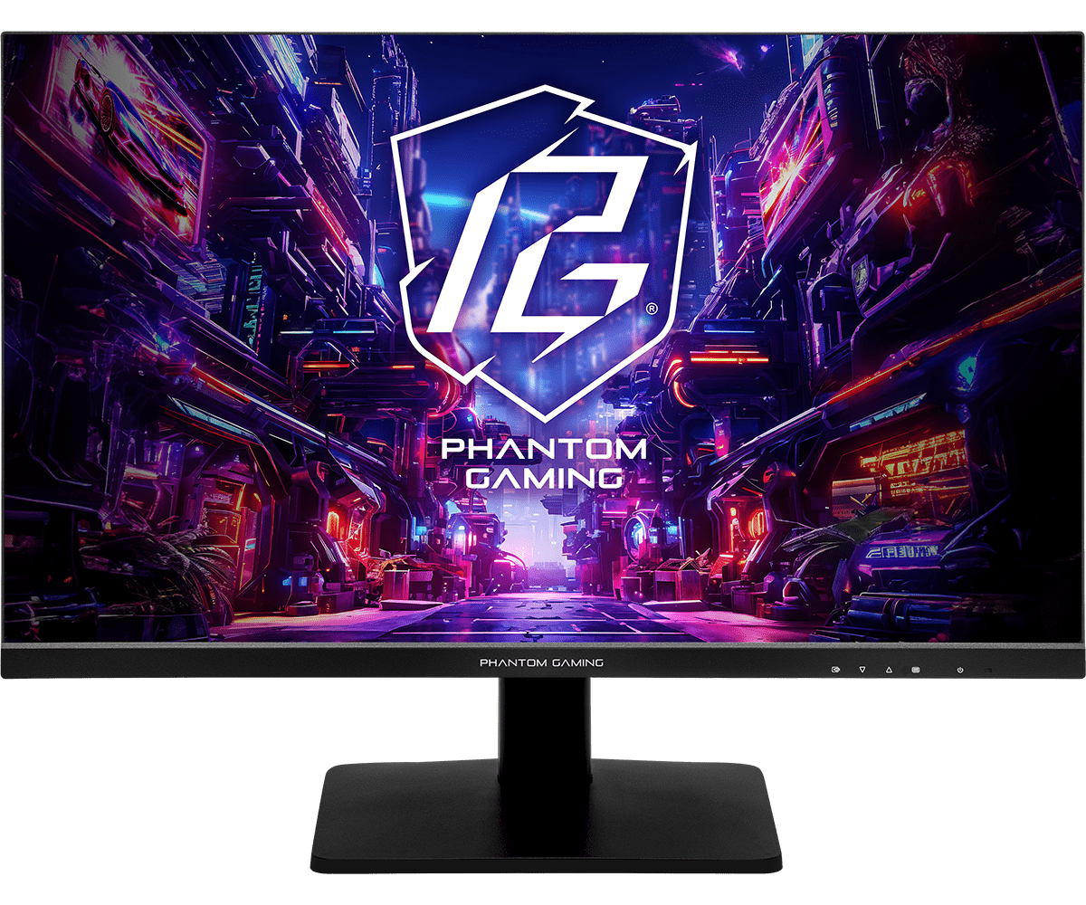 ASRock Phantom Gaming PG27FFX1B 27 Inch FHD (1920 x 1080) Flat IPS Gaming Monitor, 520Hz Refresh Rate 1ms Response Time, 2 x HDMI 2.1, 1 x DisplayPort 1.4, 2 x USB 3.2 Gen1 Type-A, 1 x USB 3.2 Gen1 Type-B, 1 x Headphone Out