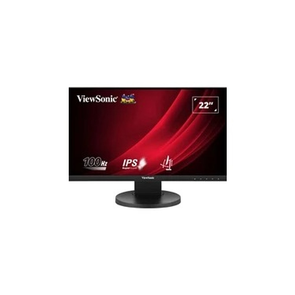 Viewsonic VG2208A-HD 22-Inch Full HD Monitor, 1080p, 1920 x 1080 resolution, 100Hz, HDMI, VGA, DisplayPort, 5ms, LED, VA Panel, VESA, Height Adjustable